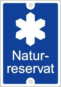 Naturreservatsskylt